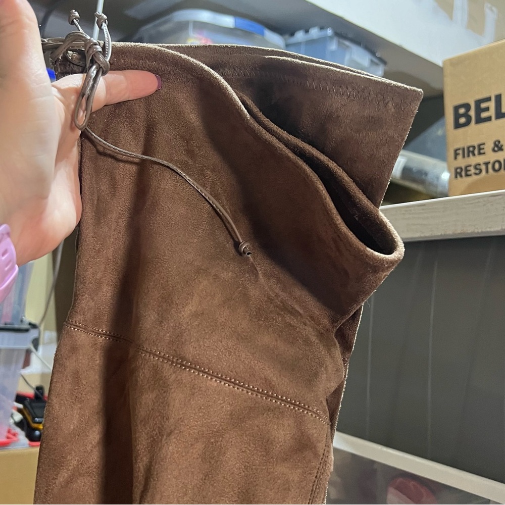 Over the Knee Amaya Tan Boots (NWOT) - Picture 8 of 16